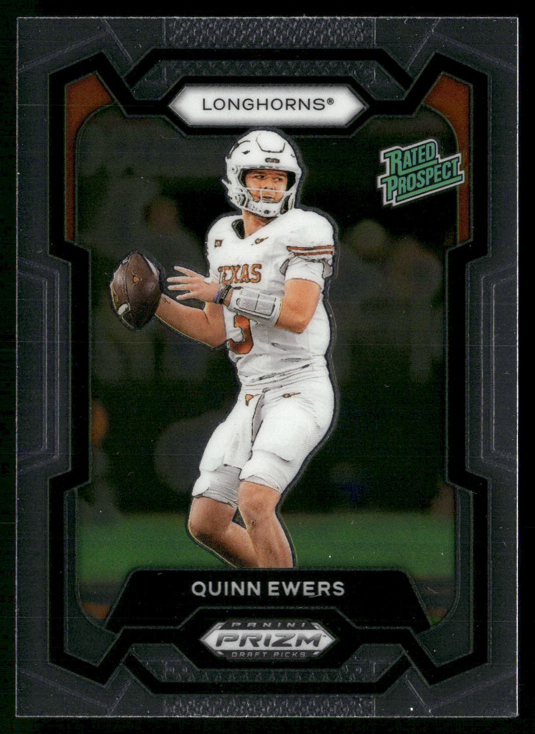Quinn Ewers 2024 Panini Prizm Draft Picks #191 Texas Longhorns