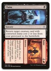 Claim // Fame #150 Hour of Devastation MTG Uncommon