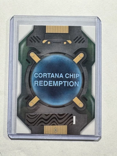 2023 Upper Deck Halo Legacy Collection Cortana Chip Unused Redemption Card SSP - Picture 1 of 2