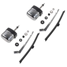 Stainless Windshield Wiper Motor Kit Street Hot Rod Universal Boat Chevy