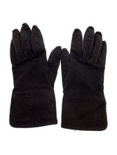 HERMES Gloves Cashmere 6 1/2 Brown Women's Auth