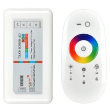 RGB LED Strip Light Remote Controller 2.4GHz RF Wireless Touch Screen DC12/24V