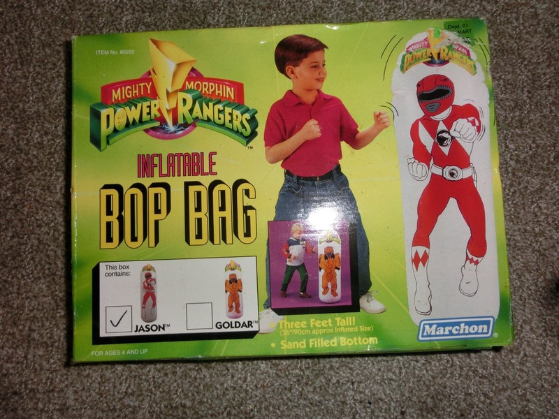 Vintage 1994 Power Rangers 36" Inflatable Bop Bag