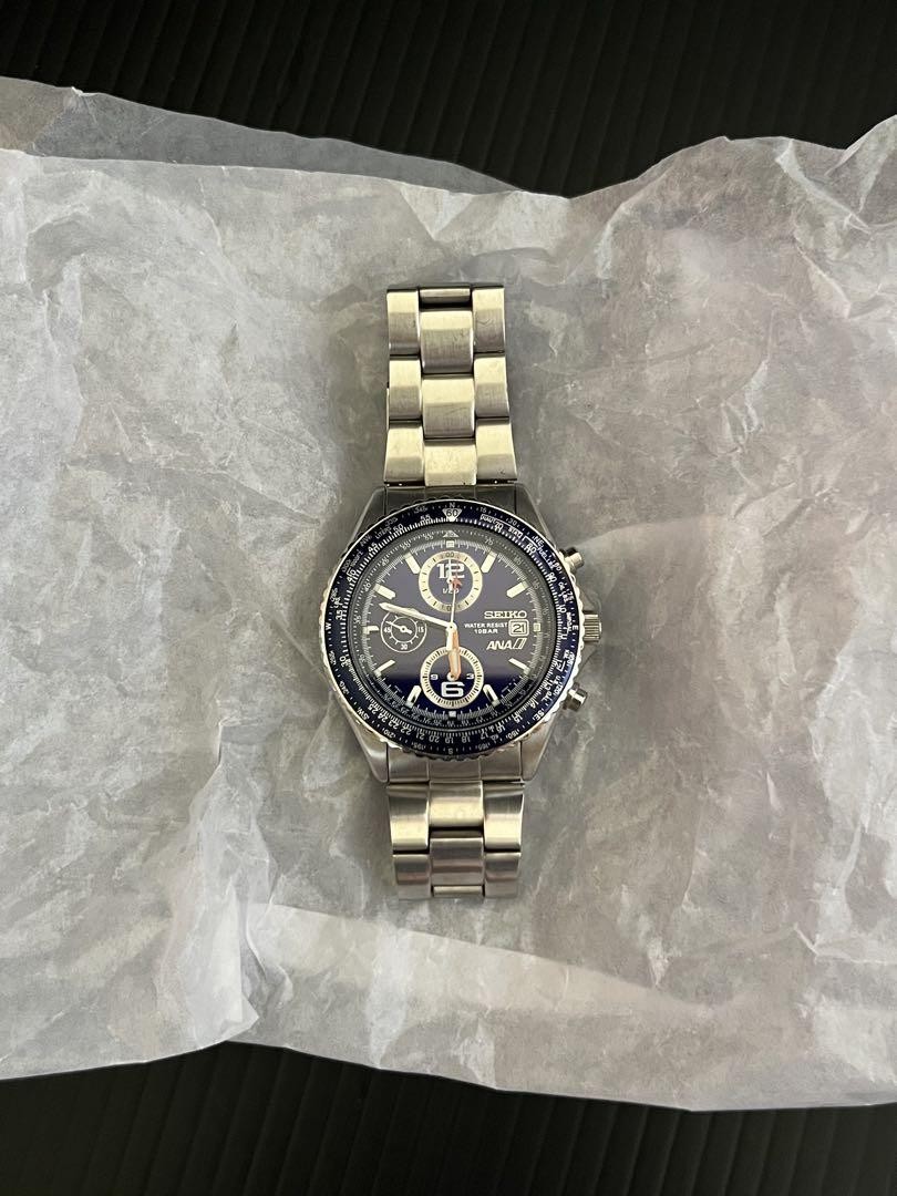 セイコー ANA ハッピーフライト コラボ ウォッチ used品 SEIKO SEIKO ANA Happy Flight Collaboration Watch Used Item | eBay