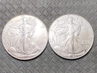 2025 American Eagle Silver Dollar Lot Of TWO!! CLEAN! MS GEM BU UNCIRCULATED!!!!