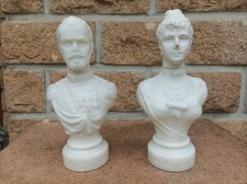 Bouteilles bustes Tsar Tsarine Nicolas II Romanoff