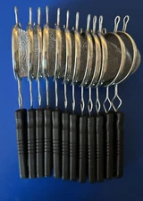 GoodCook 3” Everyday Stainless Steel Wire Mesh Strainer with Handle Set of 10