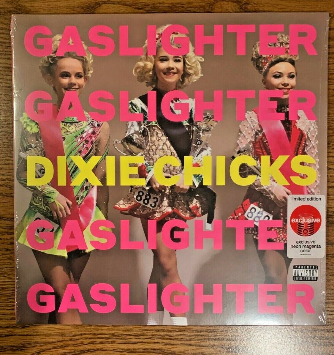 Dixie Chicks Gaslighter Limited Edition Exclusive Neon Magenta Colored Vinyl LP 