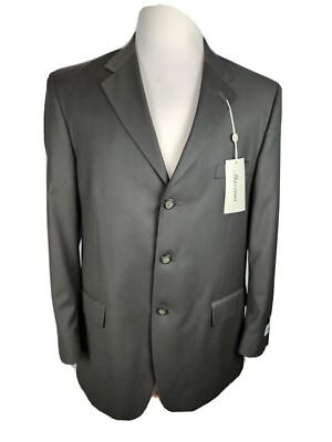 #ad Mazzoni Men#x27;s Sz 42R Green Color Poly Rayon Blend Sport Coat B24 $28.29