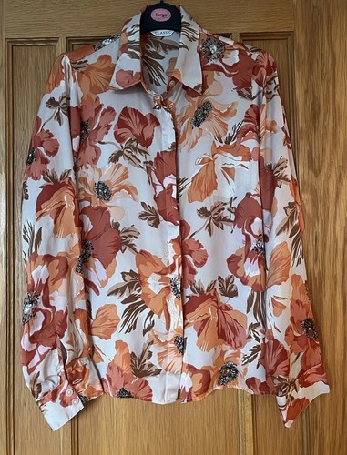 Geblümte Bluse Größe 12 von M&S