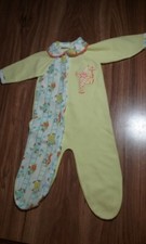 Vintage 1980s Baby Sleeper Clowns and Balloons size Medium 14-19 LBS.