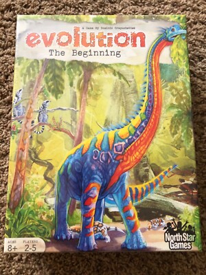 NEW EVOLUTION THE BEGINNING Board Game ~ Science STEM Dinosaurs