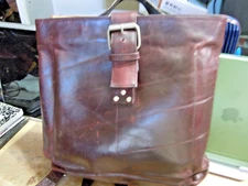 VTG Village Village Tannery brown Saddle Leather large back pack #3