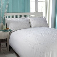Charlotte Thomas Joanna Duvet Cover Set, Single, White Charlotte Thomas Joanna Duvet Cover Set, Single, White