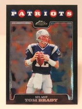 2008 Topps Chrome Tom Brady MVP #TC163 Patriots 