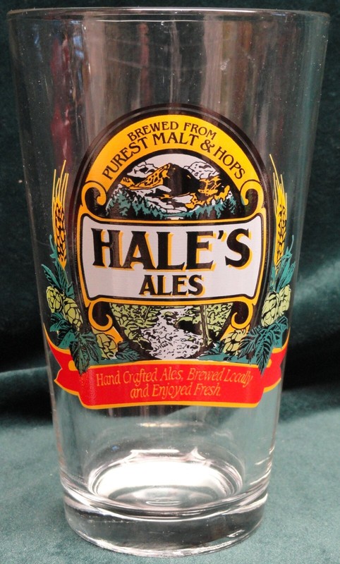 Hale's Ales Seattle WA Pint Beer Glass -- Now Closed