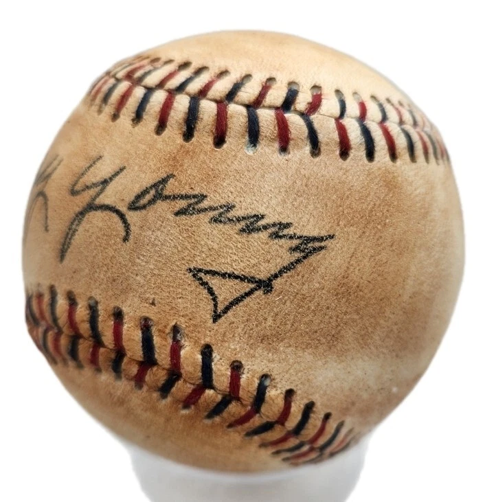 Cy Young Autographed 1910s Baseball. Replica Licensed By Cy Young Estate - Image 3 of 3