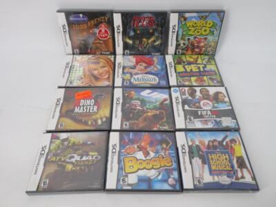 Lot of 12 New Nintendo DS Games UP Boogie School Monster Dino Hannah - SEALED