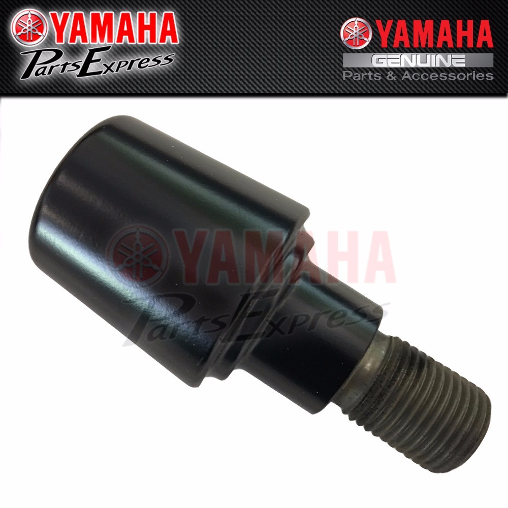 NEW YAMAHA HANDLEBAR/GRIP END MATTE BLACK POWDER COATED 51J-26246