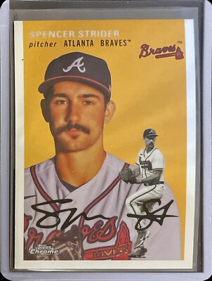 Spencer Strider - 2023 Topp Chrome Platinum Anniversary Baseball #189