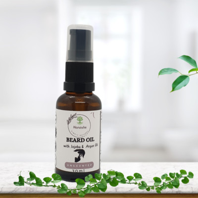 Bartöl für gesundes Wachstum, nährt, macht weich & stärkt - unparfümiert - 30ml