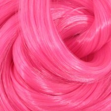Nylon Doll Hair - Bangles  Bows Pink for Rerooting Custom Dolls, Doll Rehair