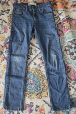 Levis Performance 511 Slim Unisex denim Jeans Size 12REG 26x26 Blue