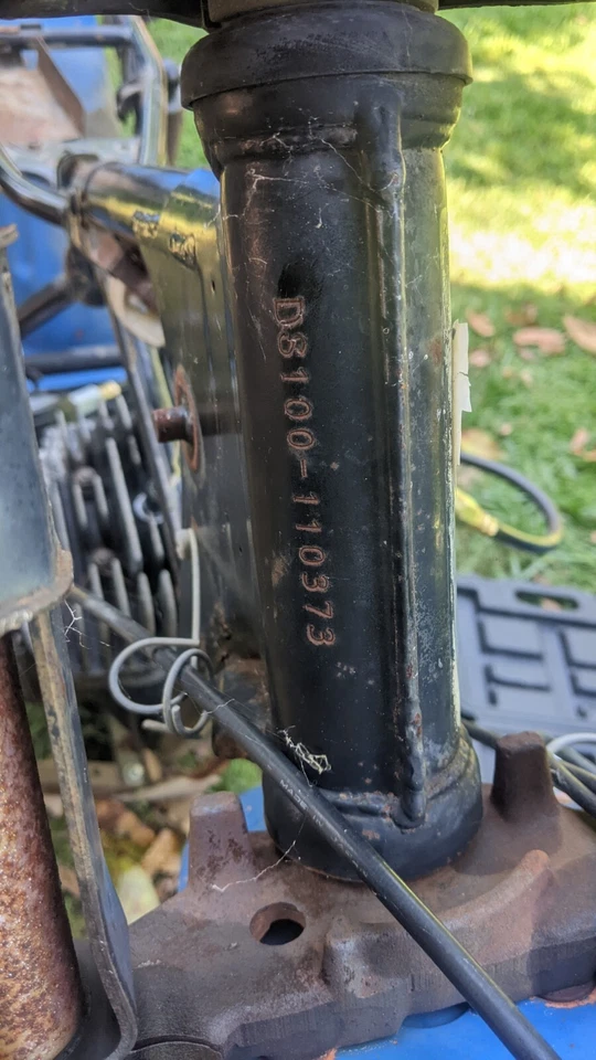 1979? Rodillo bicicleta suzuki ds100 piezas, motor casi completo tiene compresión. Foto 2 de 4