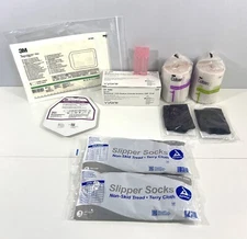 Medical Supply Lot 3M Coban Tegaderm Vyaire Modudose Prisma Socks Hospice Care^
