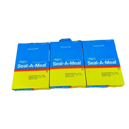 3 Dazey micro-seal 8" x 6" two full one part full