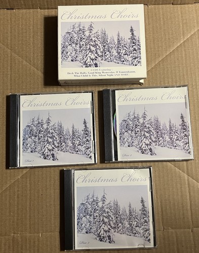 CHRISTMAS CHOIRS Compilation 3 CD London Symphony & Philharmonic Orchestra & NYC - Picture 11 of 11