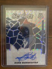 2021 Mosaic Scripts Zion Bannister Auto Texas Rangers