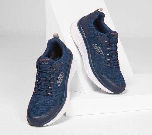 Skechers Relaxed Fit D'Lux Walker Pensive Navy Mens Sz 9 XWIDE