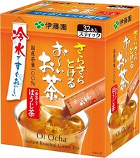 Itoen Oi Ocha Hoji Roasted Green Tea Stick powder 32 sticks from Japan Houjicha