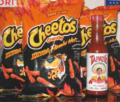 xxtra flamin hot cheetos nutrition label