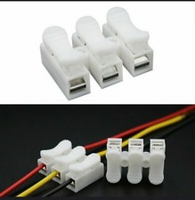 3Ch Spring Wire Connector Electrical CableClamp Push-in Screwless Terminal Block