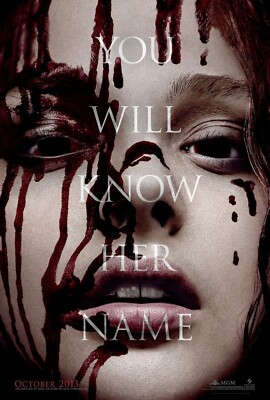 Carrie 2013 horror movie 11x17 You Will Know Her Name poster Chloe Grace Moretz