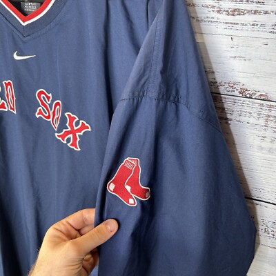 Vintage Nike Boston Red Sox Center Swoosh Pullover