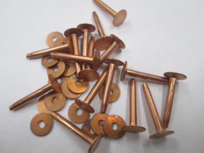 ww1 ww2 british/Australian leather webbing copper rivet and burr size ...