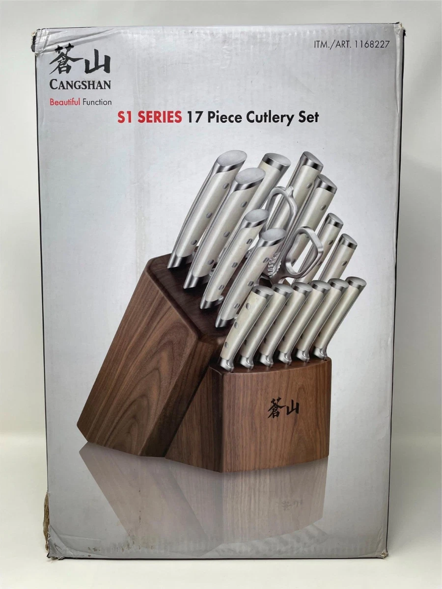 Cangshan S1 Series 17-piece Forged German Steel Knife Set