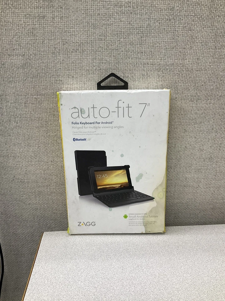 ZAGG Folio Case, Hinged with Bluetooth Keyboard for Android Tablets (7-inch) - Image 2 of 3