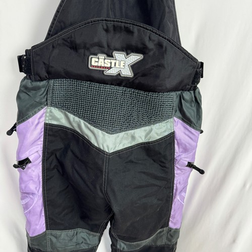 Castle X Racewear Snow Bib Pants Womens Size Medium Switch Reissa Airguard *flaw - Picture 10 of 17