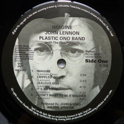 John Lennon - Imagine - 2018 Double LP Edition Remix - GZ Media