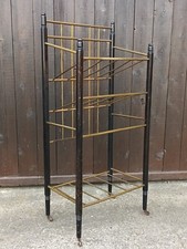 Notenregal Aktenregal Regal 30er Holz Messing Art Deco 20er Bauhaus Aktenbock