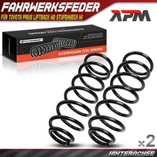 2x Federn Fahrwerksfeder Hinten für Toyota Prius Liftback W2 Stufenheck W1 00-09