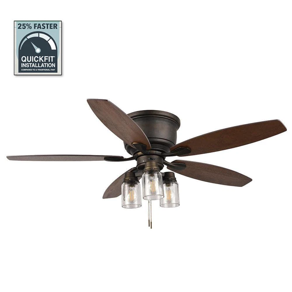 Hampton Bay Indoor/Outdoor Ceiling Fans for sale | eBay