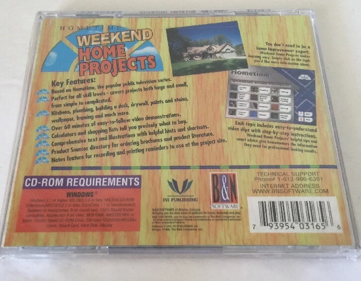 HOMETIME WEEKEND HOME PROJECTS CD ROM - Image 4 of 4