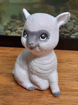 lamb nick nack ceramic 