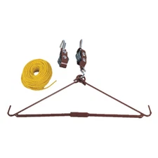 440lb Deer Hoist Gambrel Pulley Lift Game Hanger for Deer,Elk,Hogs, Hunting Gear