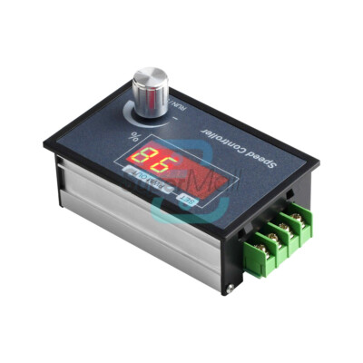 DC 6-60V Intelligent PWM DC Motor Speed Controller Adjustable Frequency W/ Knob